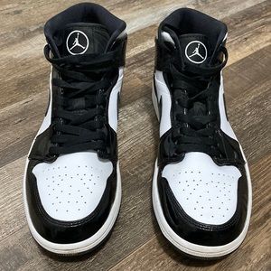 Mens Jordan 1 MID Carbon Fiber (Authentic) sz 9.5